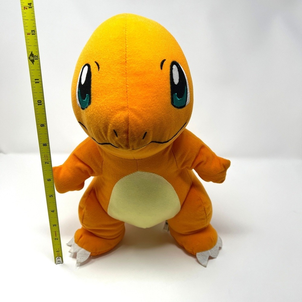 The Toy Factory Pokemon Charmander Plush Stuffed Animal Orange 13 Inch with tags - Picture 3 of 15